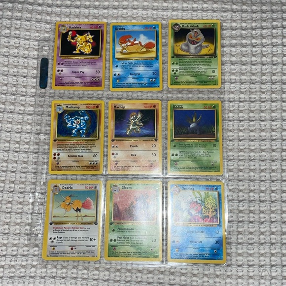 Pokémon edition 1 collection ungraded